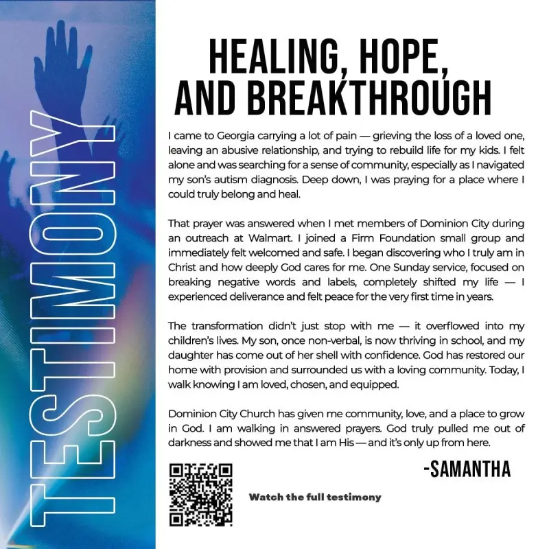 Healing, Hope, and Breakthrough